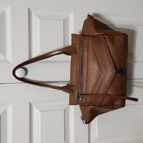 NWT Botkier Trigger Leather Satchel, Caramel. - Picture 2 of 12